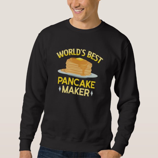 Der weltbeste Pancakes Maker Sweatshirt (Vorderseite)