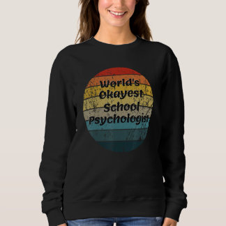 Der weltbeste Psychologe Vintag Sunset Sweatshirt