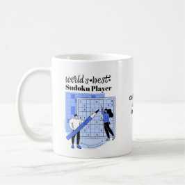 Der weltbeste Sudoku-Spieler personalisierte Mug Kaffeetasse