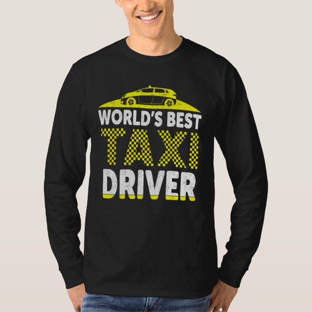 Der weltbeste Taxi-Fahrer T-Shirt (Vorderseite)