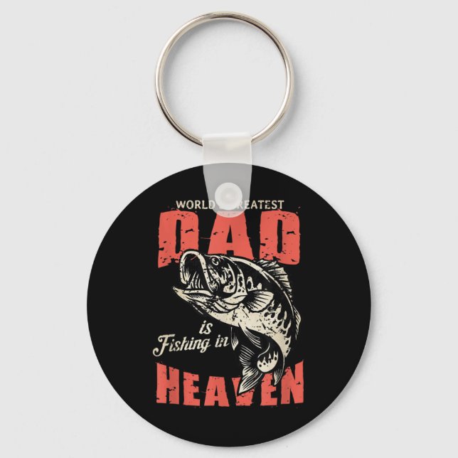 Der weltbeste Vater fischen im Himmel, Gedenkstätt Schlüsselanhänger (Vorderseite)