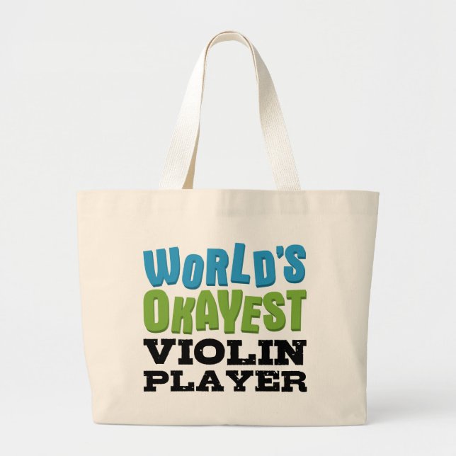Der weltbeste Violinspieler Jumbo Stoffbeutel (Vorne)