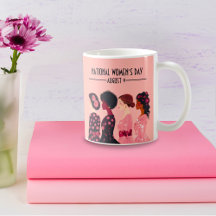 Der Weltfrauentag der Frauen rosa Blüte