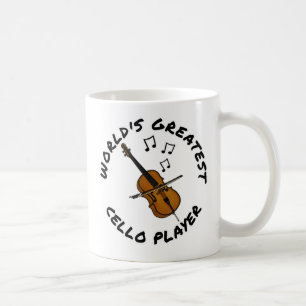 Der weltgrößte Cello-Spieler, Cellist Funny Kaffeetasse