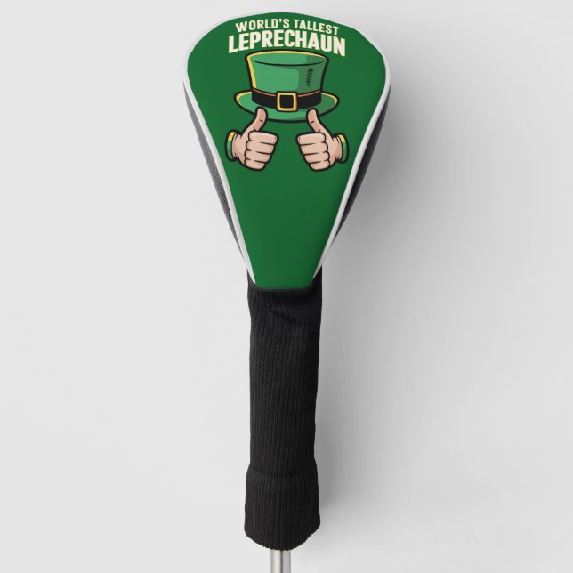 Der weltgrößte Leprechaun Funny Irish Spaß Golf Headcover (Vorderseite)
