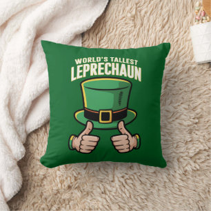 Der weltgrößte Leprechaun Funny Irish Spaß Kissen