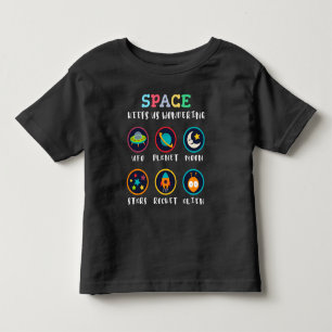 Der Weltraum lässt uns staunen Kleinkind T-shirt