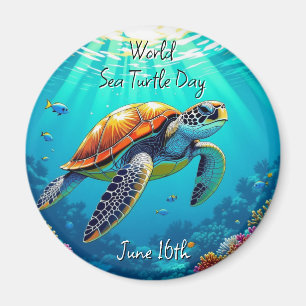 Der Weltseeschildtag ist der 16. Juni Magnet
