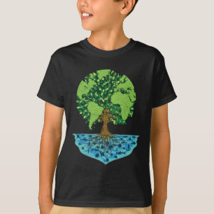 Der Welttag der Erde Rette das Naturschutzgebiet d T-Shirt