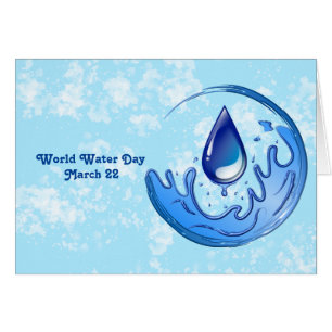 Der Weltwassertag Rette Wasser Rett Erde