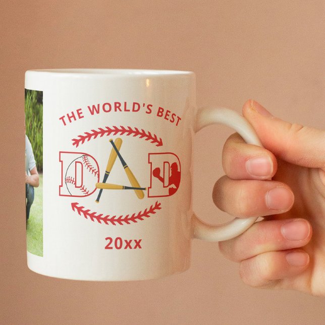 Der weltweit beste Baseball-Name für ein benutzerd Kaffeetasse (Von Creator hochgeladen)