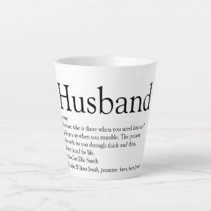 Der weltweit beste Husband Definition Fun Milchtasse