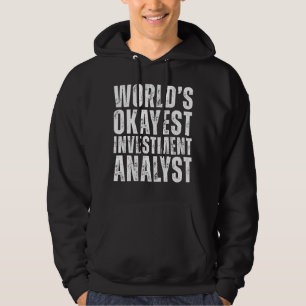 Der weltweit beste Investmentanalyst Funny Data An Hoodie