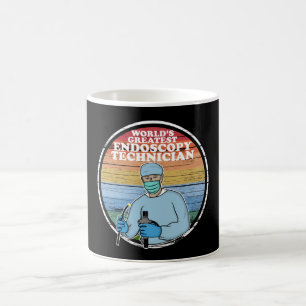 Der weltweit größte Endoskopie-Techniker Retro T Kaffeetasse
