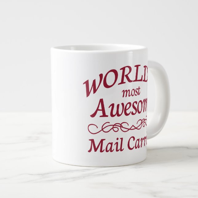 Der weltweit Phantastischste Postbetreiber Jumbo-Tasse (Vorderseite Rechts)