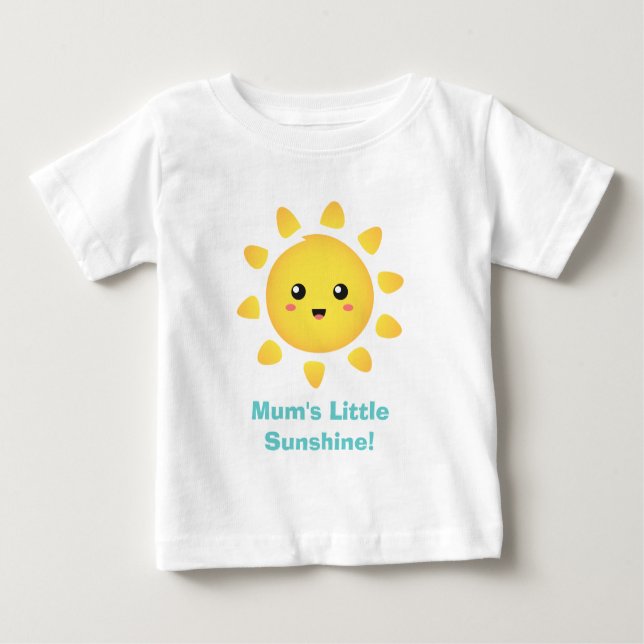 Der wenig Sonnenschein der Mama des Glückes Baby T-shirt (Vorderseite)