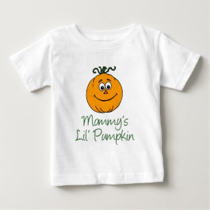 Der wenige Kürbis der Mama Baby T-shirt