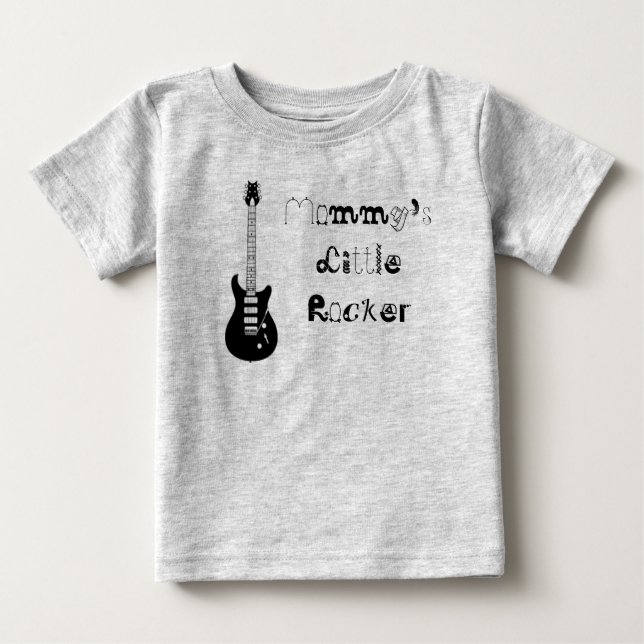 Der wenige Rocker der Mama Baby T-shirt (Vorderseite)