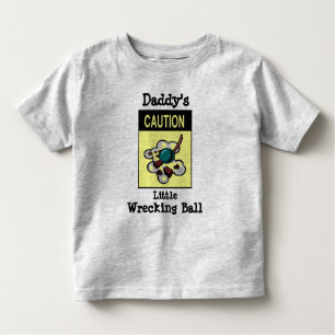 Der wenige ruinierende Ball des Vatis Kleinkind T-shirt