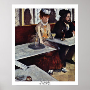 Der Wermut durch Edgar Degas Poster