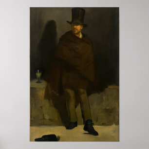 Der Wermut-Trinker durch Manet - Plakat