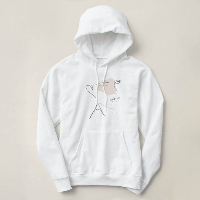 Der Wert einer Frau – Kapuzenpullover Hoodie (Design vorne)