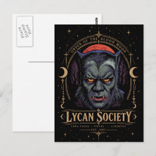 Der Werwolf-Fluch-Postkarte Postkarte