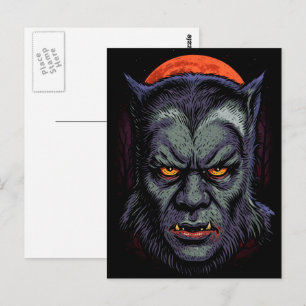 Der Werwolf-Fluch-Postkarte Postkarte
