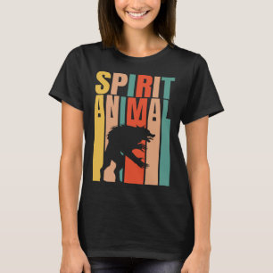 Der Werwolf ist mein Seelentier Retro T-Shirt