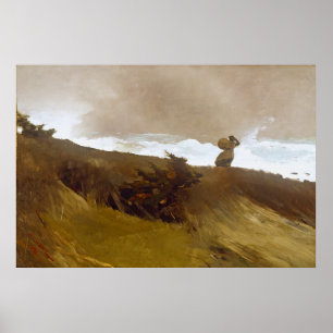 Der Westen, von Winslow Homer Poster