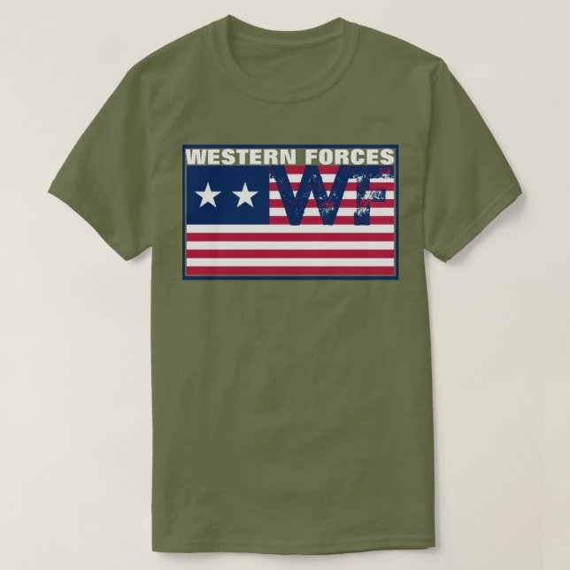 Der Western Forces T-Shirt (Design vorne)