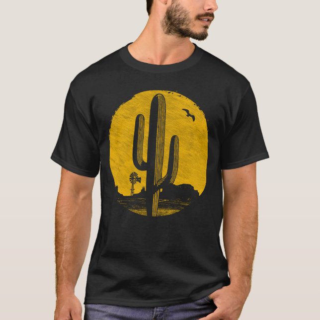 Der westliche Kaktus T-Shirt (Vorderseite)