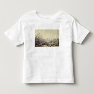 Der Wettkampf, 1787 (Stift, Tinte und w/c über Kleinkind T-shirt