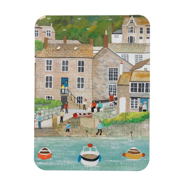 Der Wharf in Mousehole Magnet (Vertikal)
