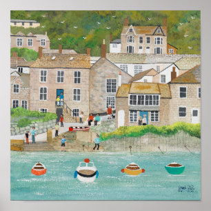 Der Wharf in Mousehole Poster
