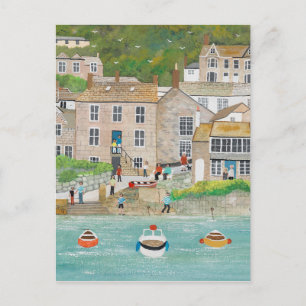 Der Wharf in Mousehole Postkarte