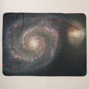 Der Whirlpool Galaxy M51 & Companion im Weltraum Sherpadecke