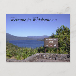 Der Whiskeytown Lake Postkarte