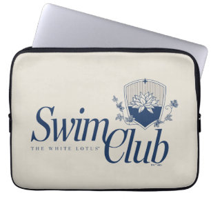 Der White Lotus Swim Club Laptopschutzhülle