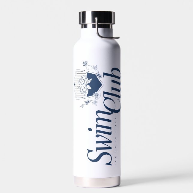 Der White Lotus Swim Club Trinkflasche (Links)
