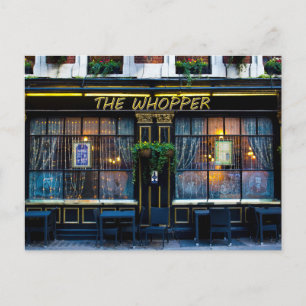 Der Whopper Pub Feiertagspostkarte