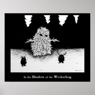 Der Wicker Hog Poster