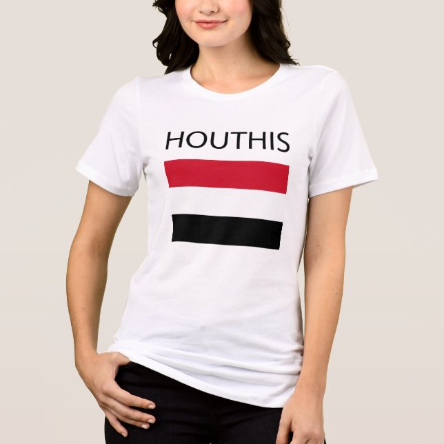 Der Widerstand: Das Huthis Tri-Blend Shirt (Vorderseite)