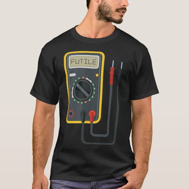 Der Widerstand des Ingenieurs ist sinnlos im Ohm-J T-Shirt (Vorderseite)