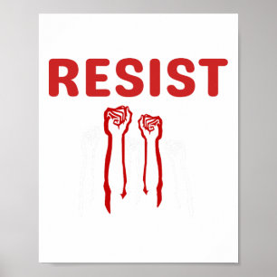Der Widerstand gegen Trump ist Teil der Faust-Wide Poster