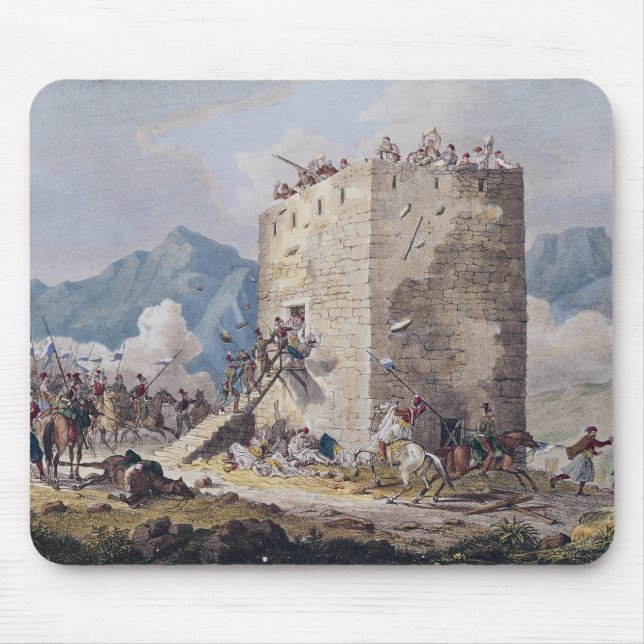 Der Widerstand von vierzig griechischen Rebellen Mousepad (Vorne)