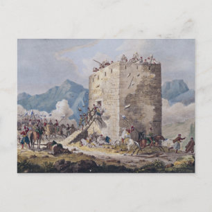 Der Widerstand von vierzig griechischen Rebellen Postkarte