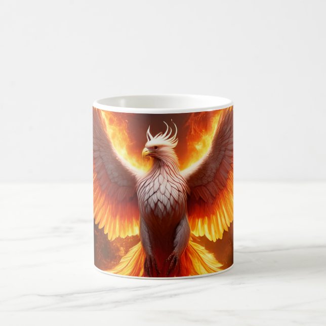 Der wiedergeborene Phönix Kaffeetasse (Mittel)