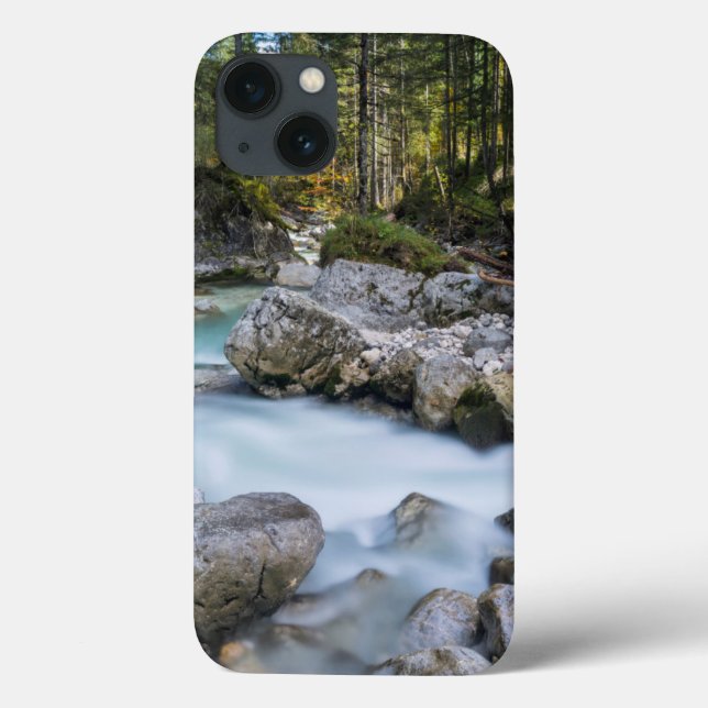 Der Wildbach Ramsauer Ache Case-Mate iPhone Hülle (Rückseite)