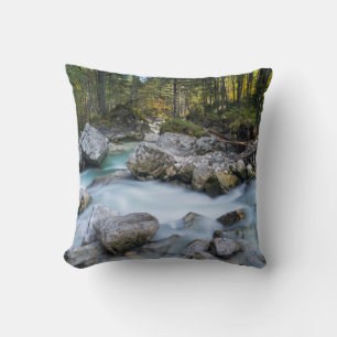 Der Wildbach Ramsauer Ache Kissen